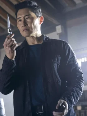 Butterfly S01 Daniel Dae Kim Black Jacket Front