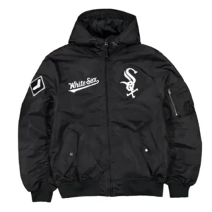 Chicago White Sox Historic L-2B Black Hooded Jacket