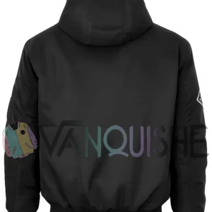 Chicago White Sox Historic L-2B Black Hooded Jacket back