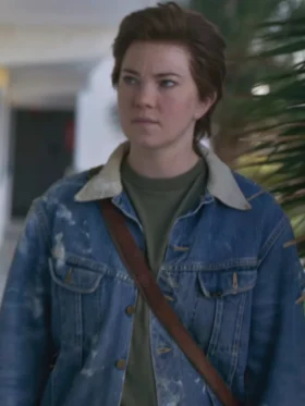 Christy Katy O'Brian Blue Denim Jacket