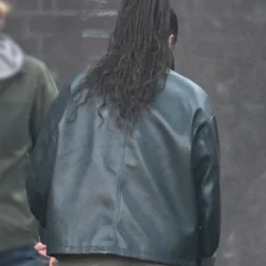 Clayface Naomi Ackie Black Leather Jacket