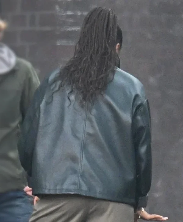 Clayface Naomi Ackie Black Leather Jacket