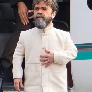 Dexter Resurrection S01 Peter Dinklage Wool Coat Side