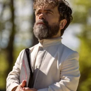 Dexter Resurrection S01 Peter Dinklage Wool Coat Front