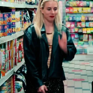 Diary of a Ditched Girl S01 Carla Sehn Black Leather Jacket