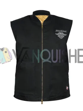 Dickies X H-D Black Vest front