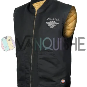 Dickies X H-D Black Vest left