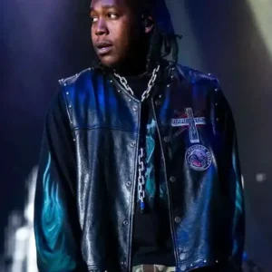 Don Toliver Hardstone Psycho Studded Vest Back