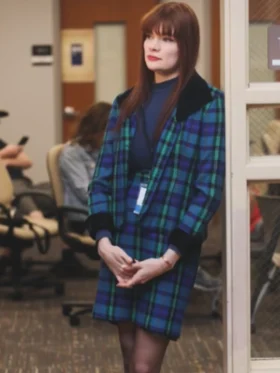 Dot Conner Webtective Libby Smallbone Checkered Coat