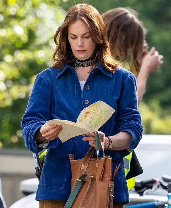 Down Cemetery Road S01 Ruth Wilson Blue Jacket Side