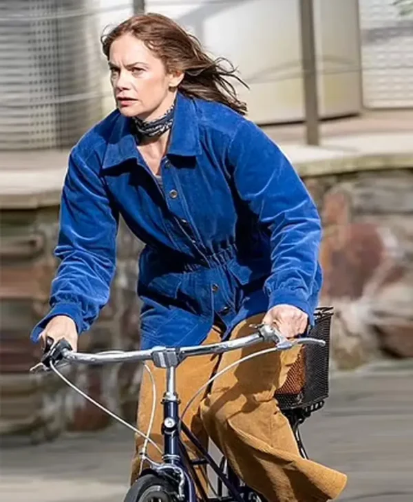 Down Cemetery Road S01 Ruth Wilson Blue Velvet Jacket