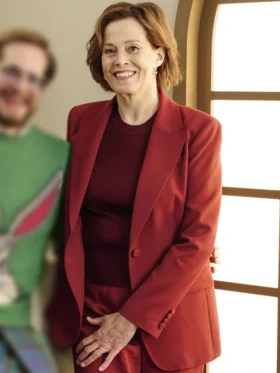 Dust Bunny Sigourney Weaver Red Blazer
