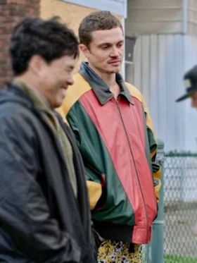 Eenie Meanie Karl Glusman Leather Jacket Back