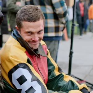 Eenie Meanie Karl Glusman Leather Jacket Front