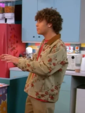 Electric Bloom Nathaniel Buescher Floral Jacket Front