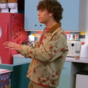 Electric Bloom Nathaniel Buescher Floral Jacket Front