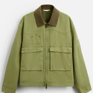 Electric Bloom Nathaniel Buescher Green Jacket Back