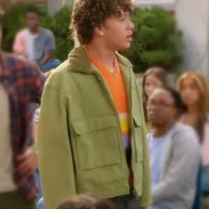 Electric Bloom Nathaniel Buescher Green Jacket Front