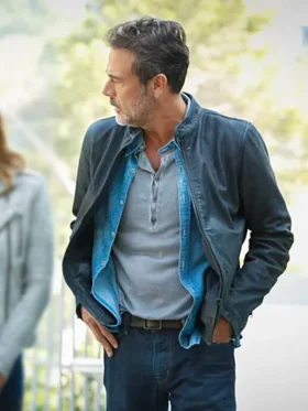 Extant Jeffrey Dean Morgan Black Leather Jacket
