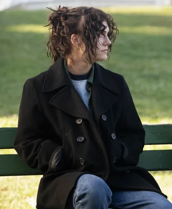 Fairyland Emilia Jones Black Wool Coat