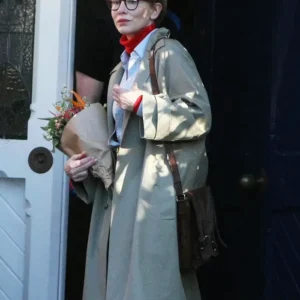 Father Mother Sister Brother Cate Blanchett Trench Coat Front