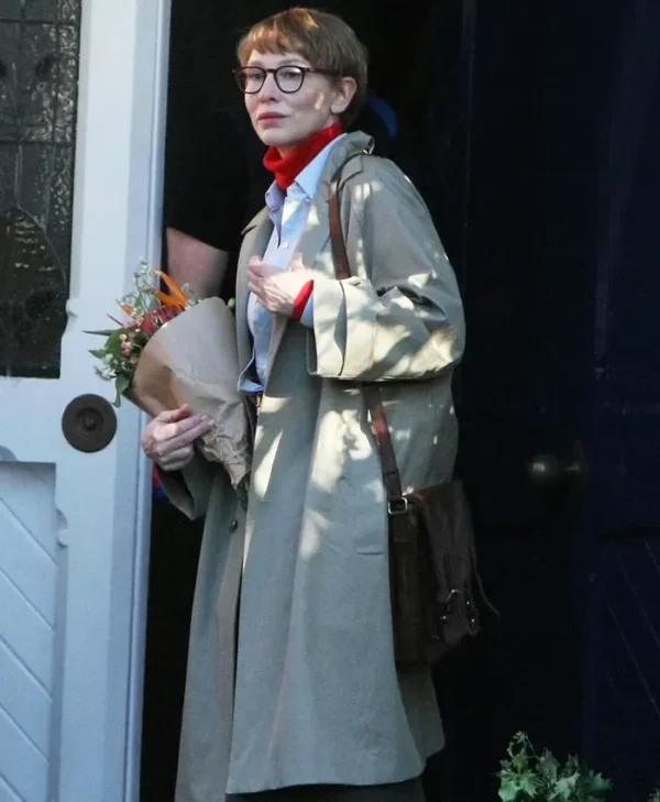 Father Mother Sister Brother Cate Blanchett Trench Coat Front