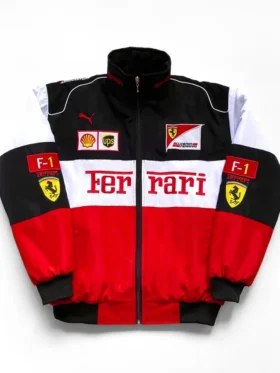 Ferrari F1 Vintage Racing Jacket Back