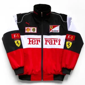 Ferrari F1 Vintage Racing Jacket Back