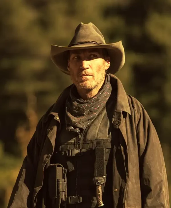 Forgive Us All Callan Mulvey Trench Coat