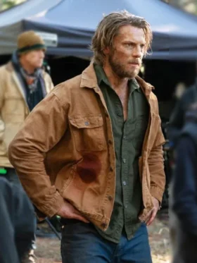 Forgive Us All Lance Giles Brown Jacket Side