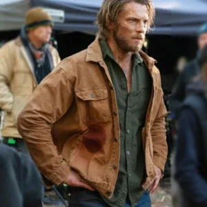 Forgive Us All Lance Giles Brown Jacket Side