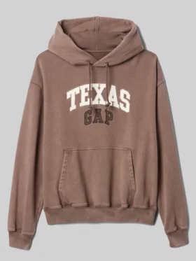 Gap Texas Brown Pullover Hoodie Back