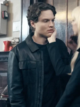 Gen V S02 Asa Germann Black Leather Jacket