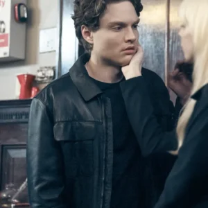 Gen V S02 Asa Germann Black Leather Jacket