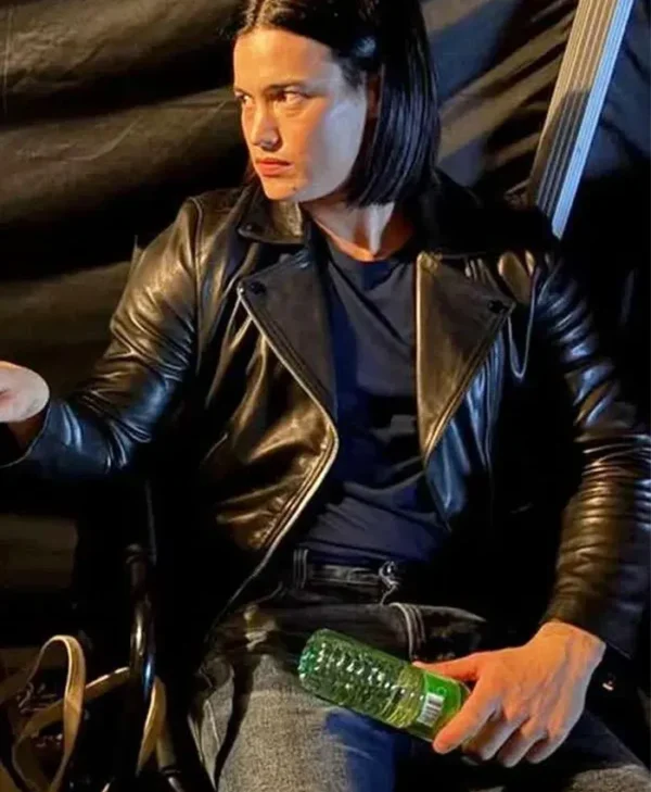 Gen V S02 Derek Luh Black Leather Jacket