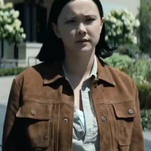 Gen V S02 London Thor Brown Suede Jacket Side