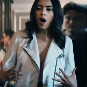 Gen V S02 Maia Jae Leather Jacket Front