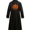 Halloween Jack-o’-lantern Pumpkin Trench Coat For Sale