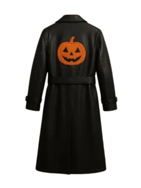 Halloween Jack-o’-lantern Pumpkin Trench Coat For Sale