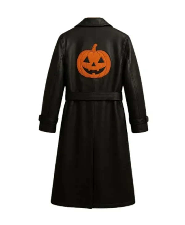 Halloween Jack-o’-lantern Pumpkin Trench Coat For Sale