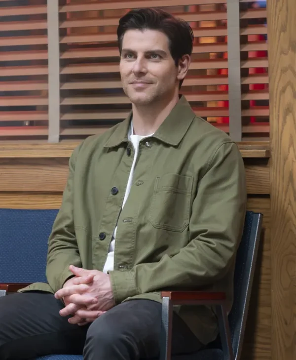 High Potential S02 David Giuntoli Green Jacket