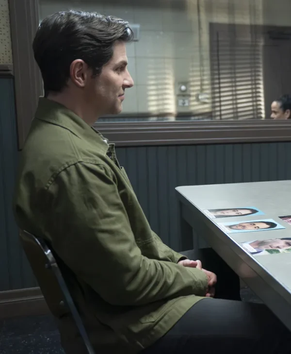 High Potential S02 David Giuntoli Green Jacket Front