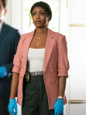 High Potential S02 Javicia Leslie Pink Blazer