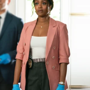 High Potential S02 Javicia Leslie Pink Blazer