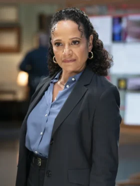 High Potential S02 Judy Reyes Black Blazer Side