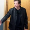 High Potential S02 Steve Howey Black Leather Jacket