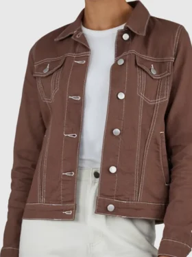 Home and Away Sophea Pennington Brown Jacket