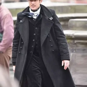 House of Guinness S01 James Norton Black Wool Coat