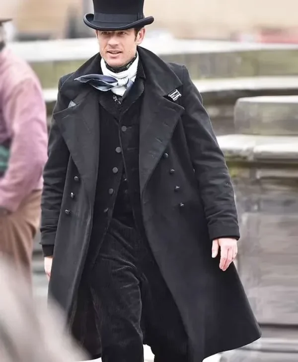 House of Guinness S01 James Norton Black Wool Coat