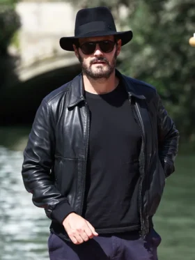 Hugo Becker The 82nd Venice International Leather Jacket